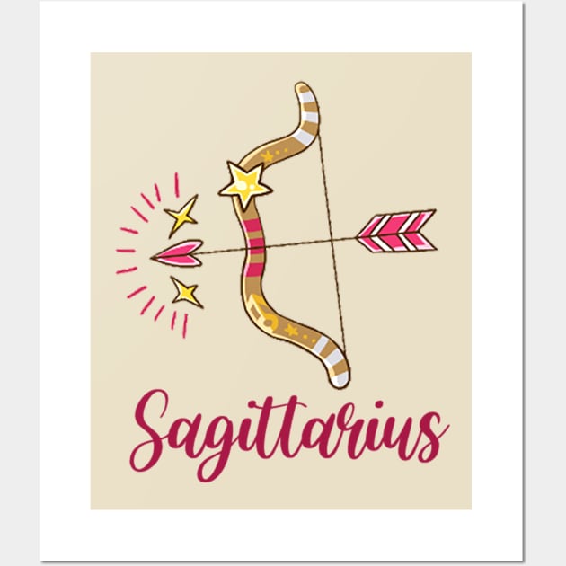 Sagittarius Wall Art by Kiroiharu